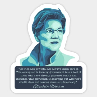 Elizabeth Warren Sticker